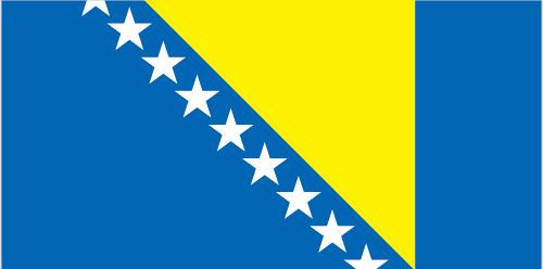 Bandera Bosnia y Herzegovina