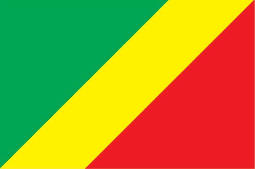 Bandera República del Congo